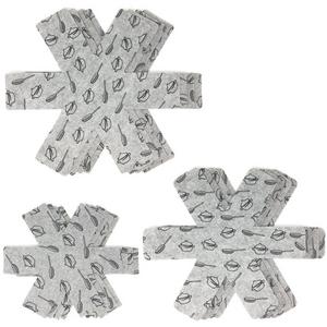 Set of 12 Divider Pads Pot and Pan Protectors keep kitchenware free of scratches or marring when stacking or nesting cookware accessories 4x10.5 inch,4x14 inch,4x15 inch