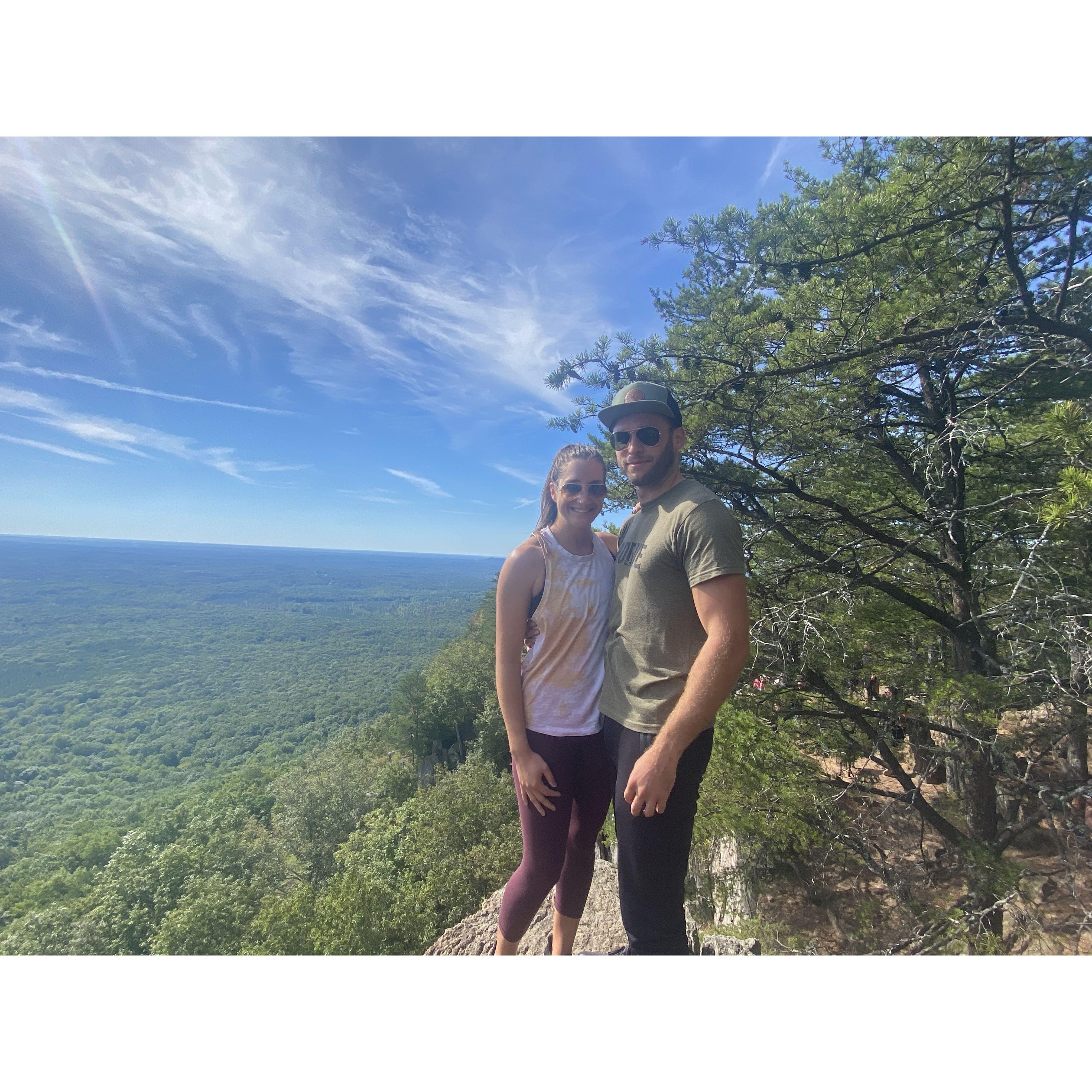 hiking in North Carolina