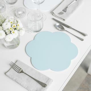 Scalloped Lacquered Placemat, Set of 4