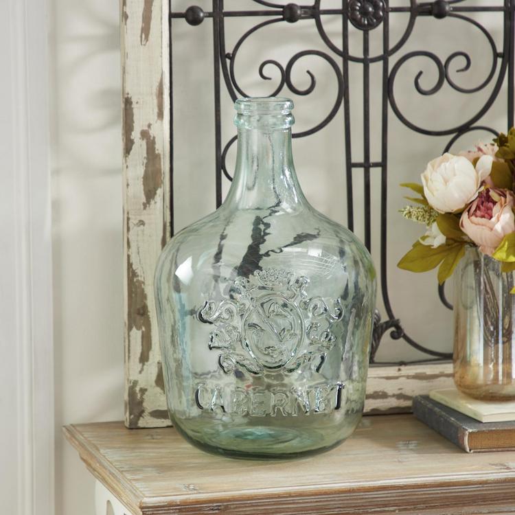 Recycled Glass Jar Vase - Farmhouse Wares