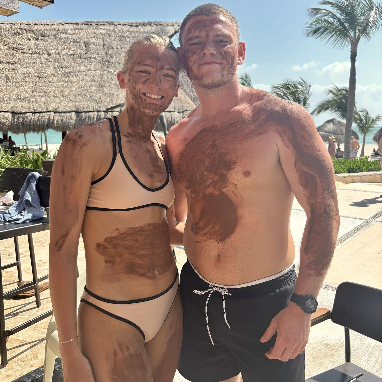Volcanic Clay Therapy Session at Playa Mujeres
