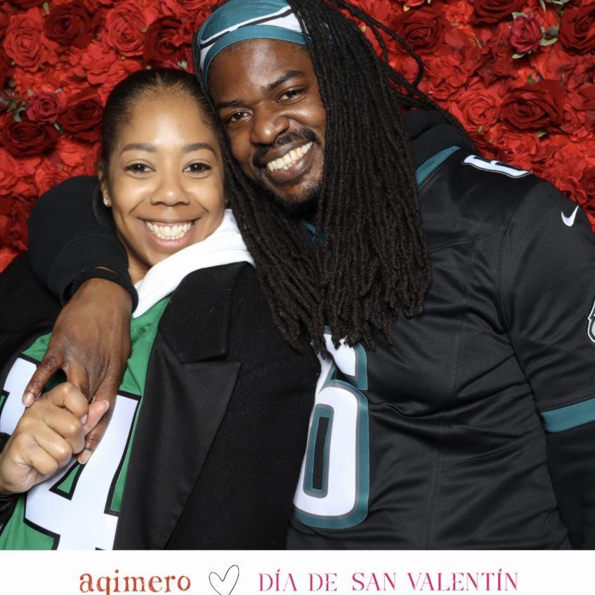 Eagles Superbowl parade on Valentines Day. He was going to propose on Valentines Day...until the Eagles won the Superbowl!! LOL