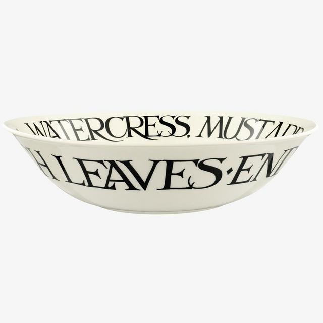 Black Toast Mizuna Salad Large Dish