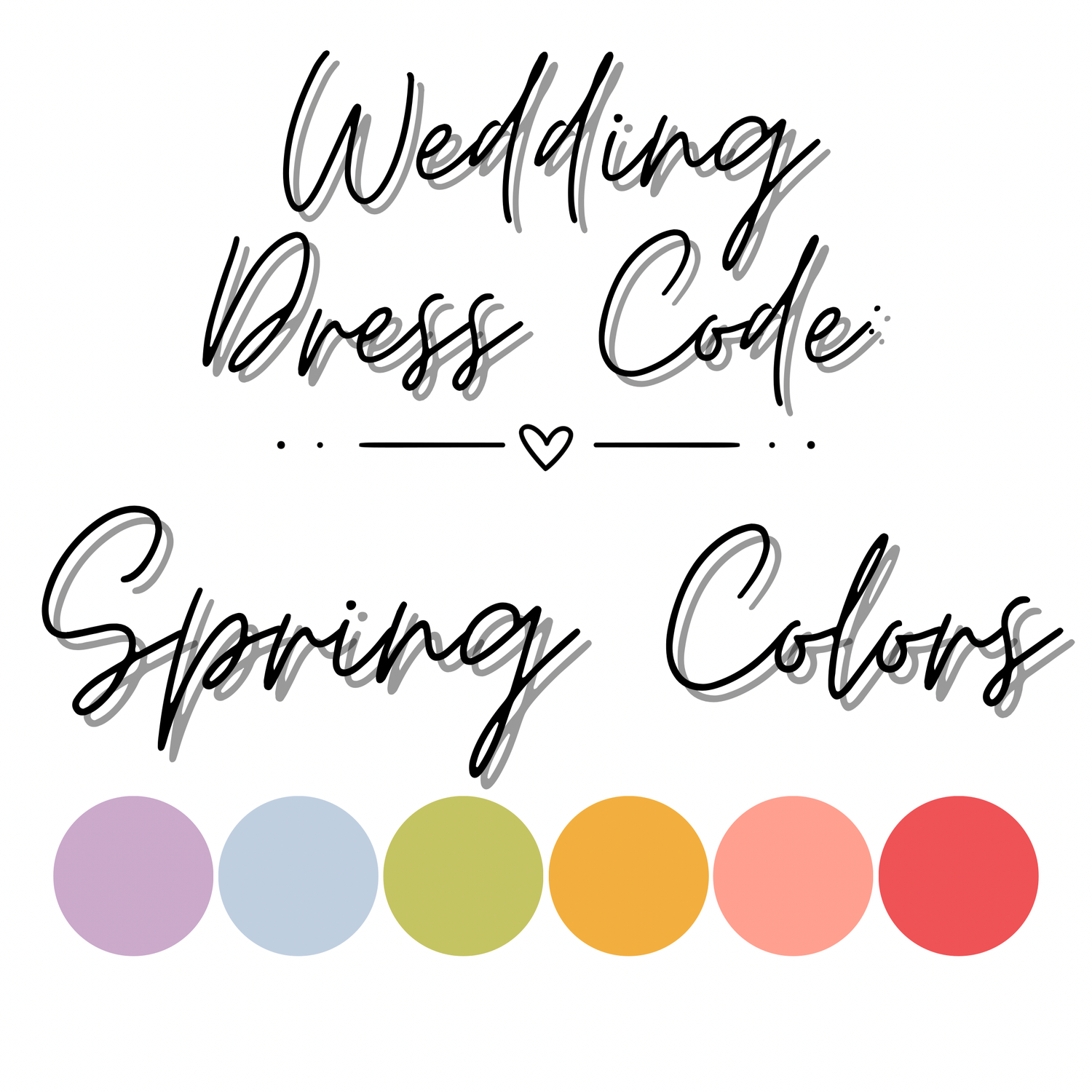 Dress code: A nice summer outfit within this color palette! Please avoid white and yellow (: