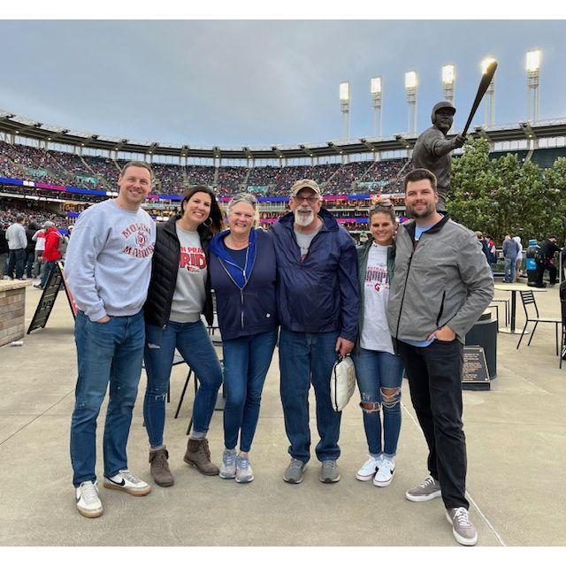 Garrett's first time in Cleveland and at Progressive Field.