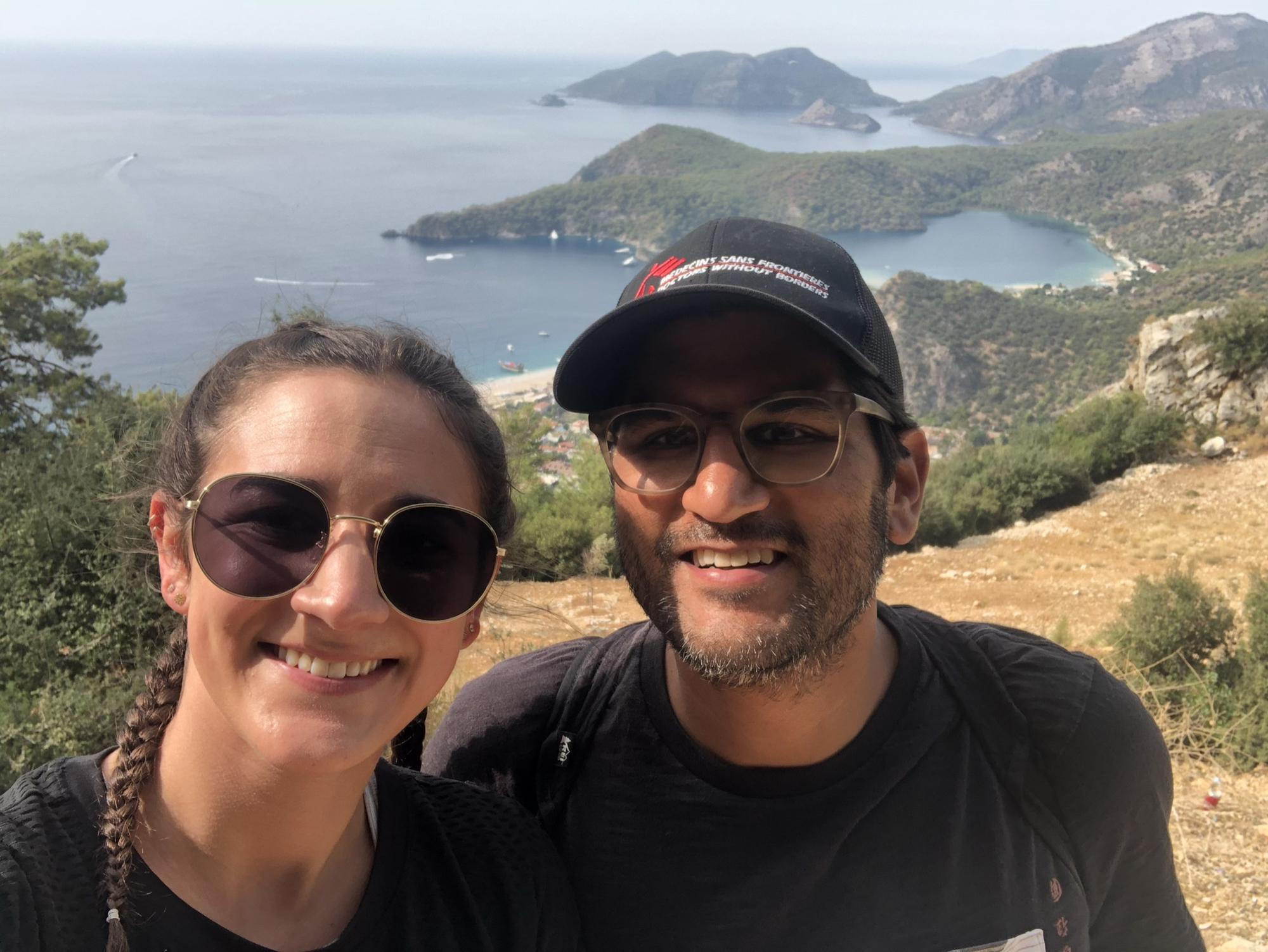 On the Lycian Way trail in Oludeniz, Turkey.