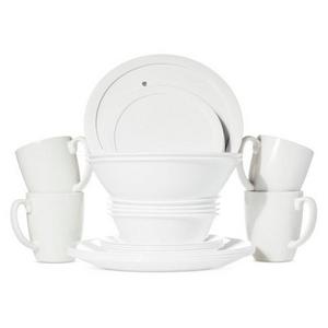 Corelle® Livingware™ 24pc Dinnerware Set Winter Frost White