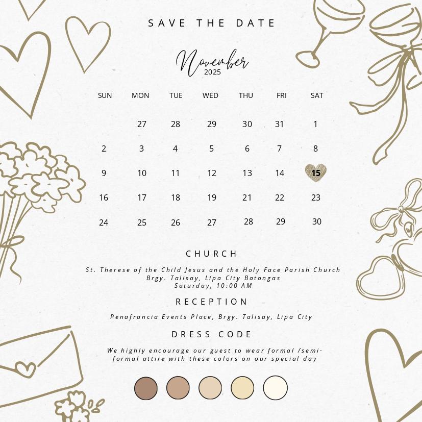 The Wedding Website of Kristian Ian Dale Datinguinoo and Cheza Comia