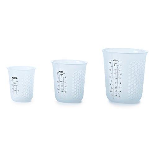 OXO Good Grips 3 Piece Squeeze & Pour Silicone Measuring Cup Set