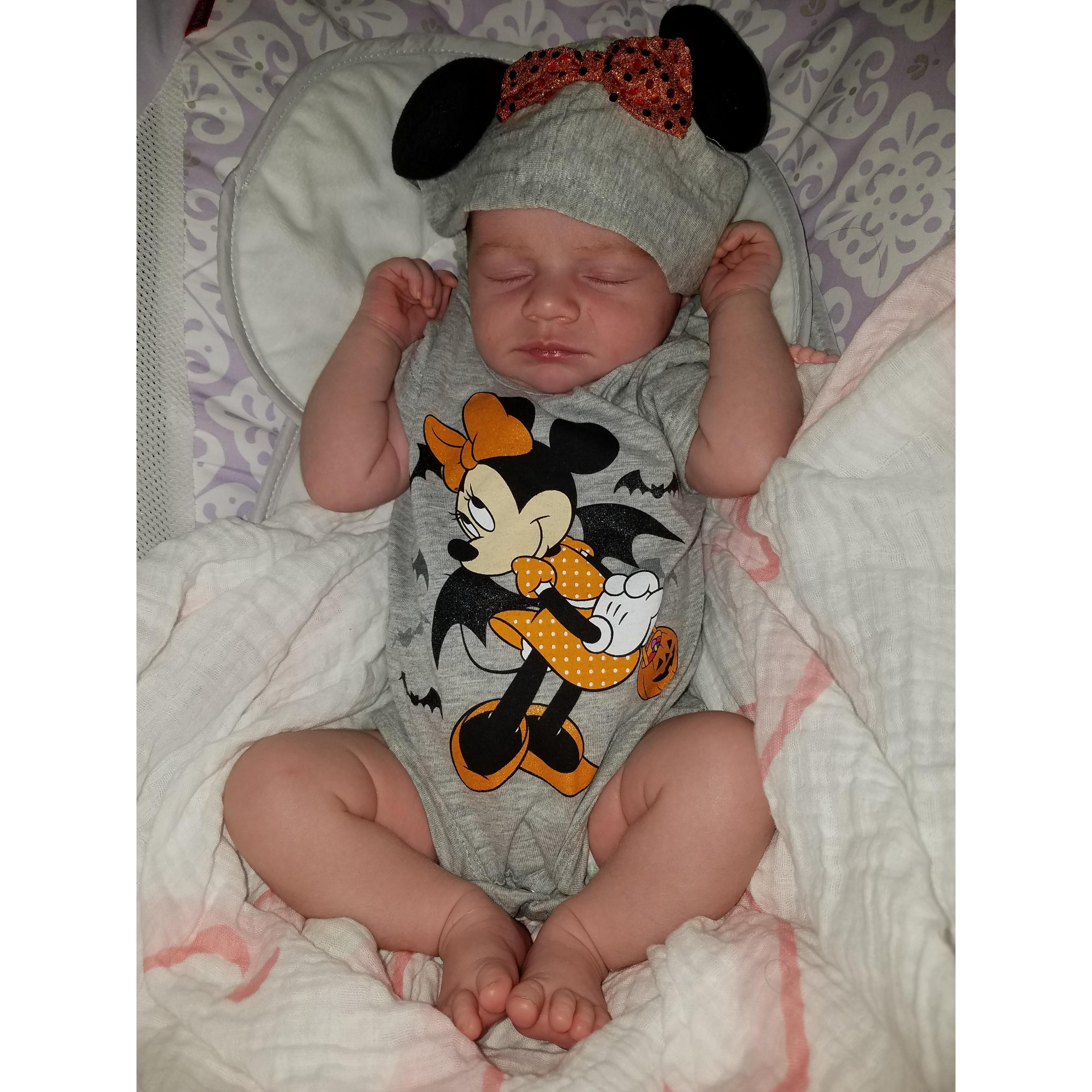Happy Halloween! Luna was so tiny we couldn't find a costume that fit her! Oct 2018