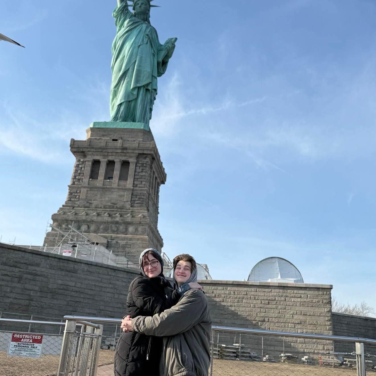 This is their first trip to New York.