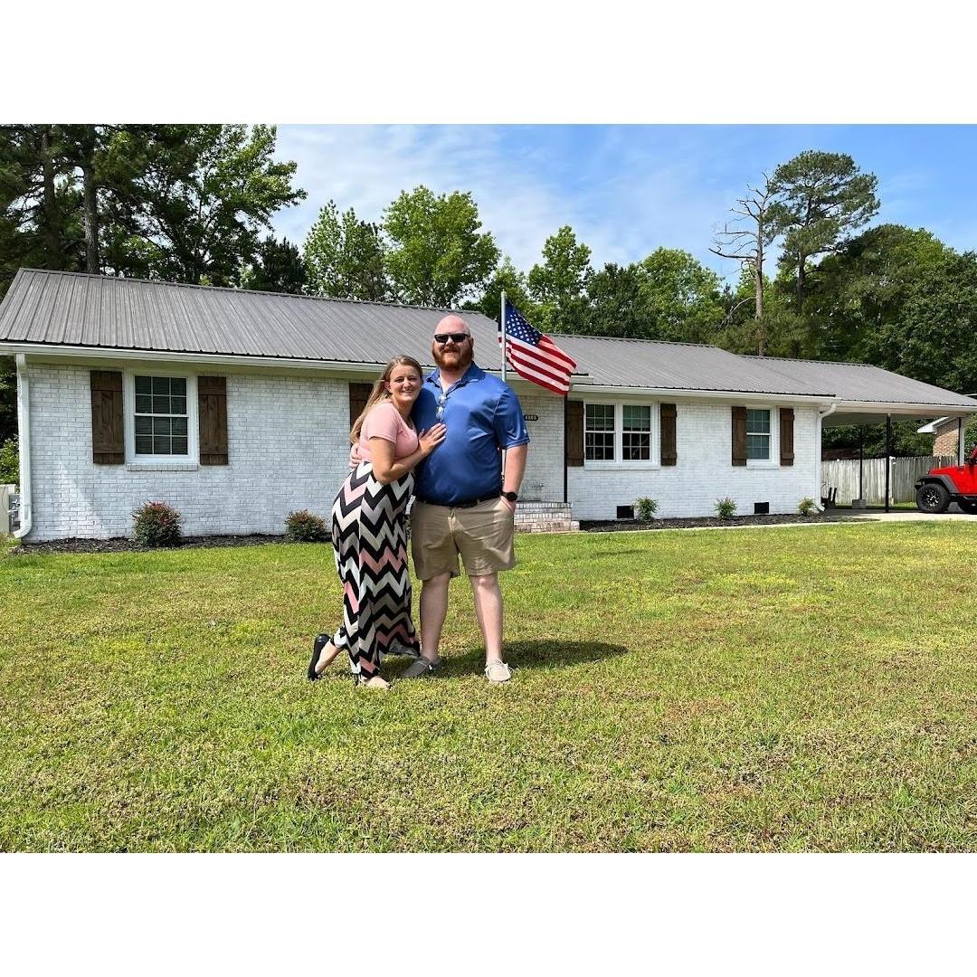 When we bought our first home!