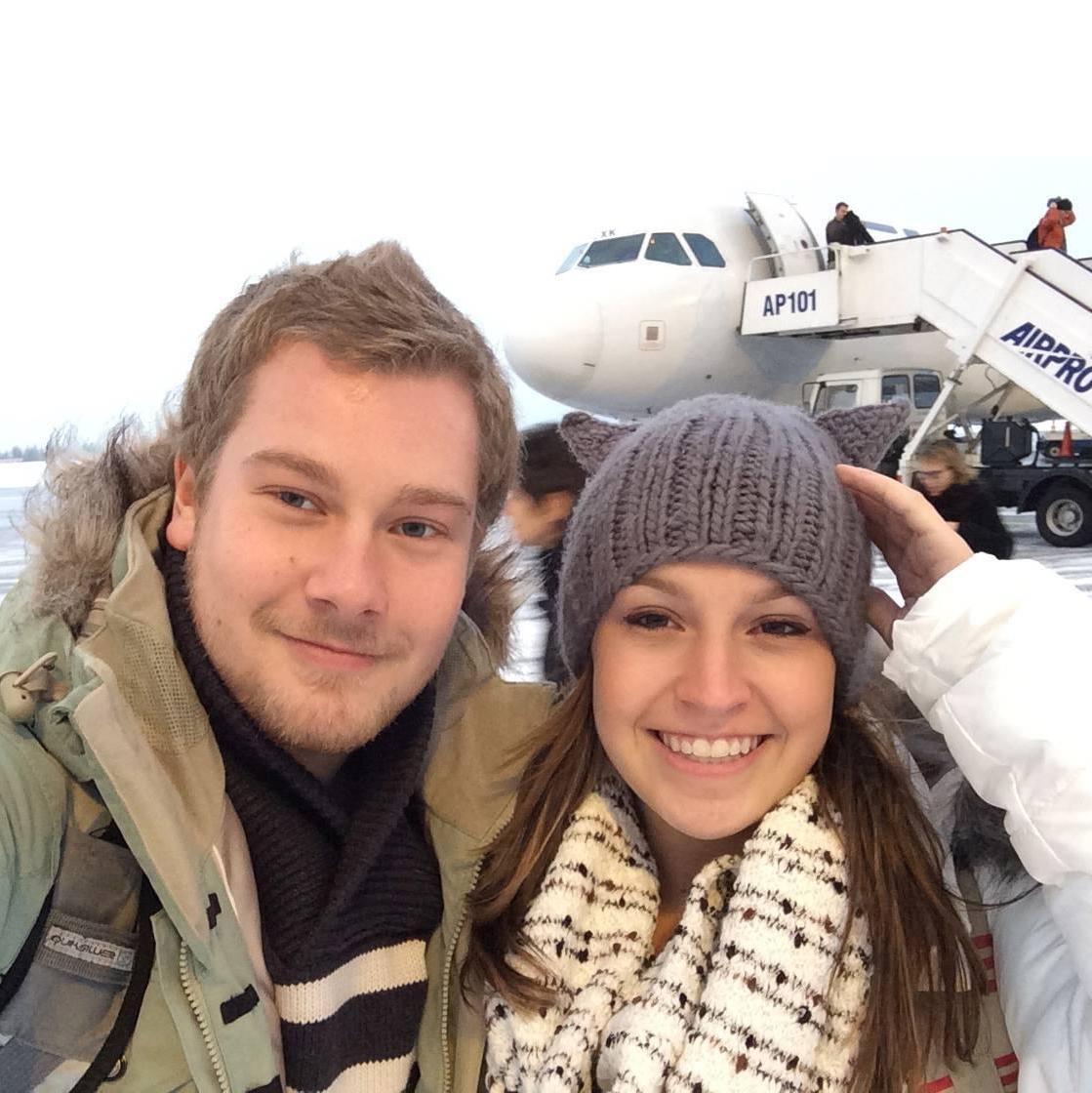 Our first time traveling to Finland together. Lapland 2014