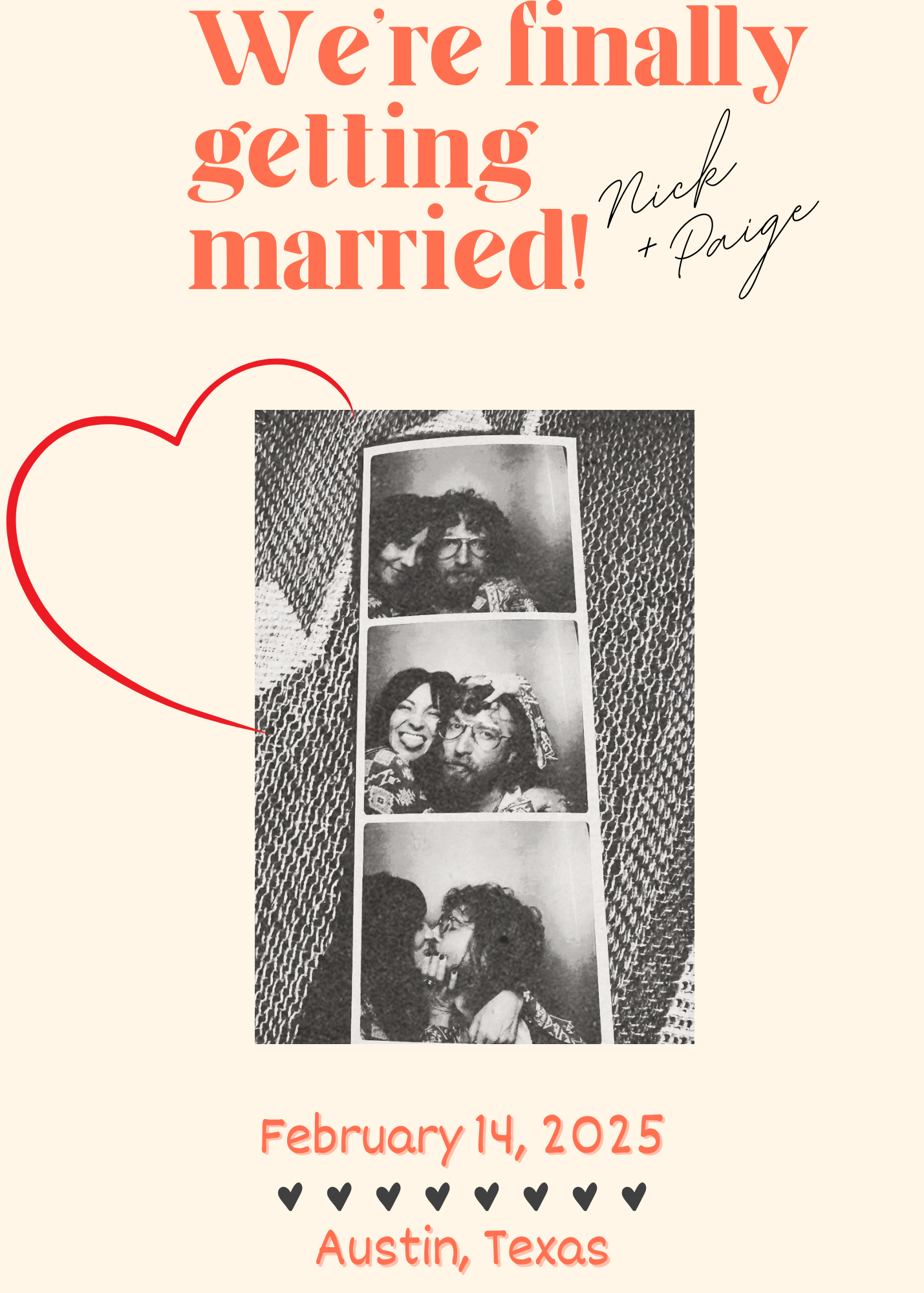 The Wedding Website of Paige DeChausse and Nick James