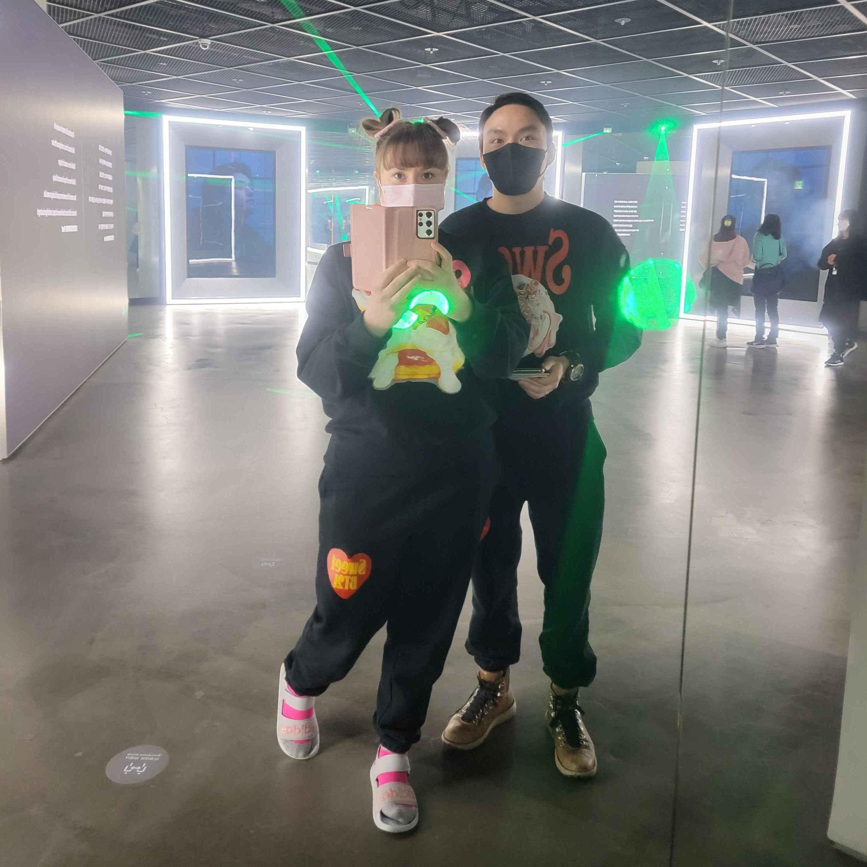 Our second trip to Korea at a K-Pop Pop-up.