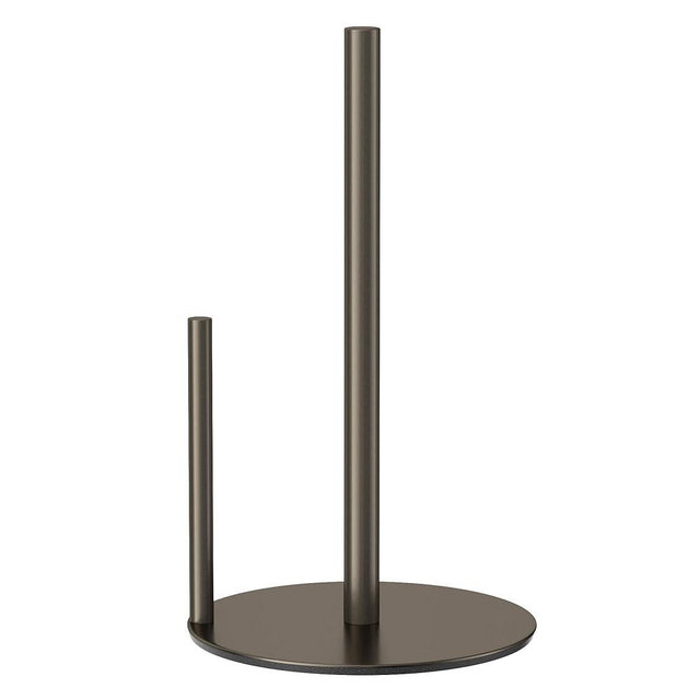 Paper Towel Holder Bronze Kitchen Roll Holder, Oil Rubbed Bronze Paper Towel Holder for Kitchen Roll Organize, Countertop Roll Dispenser with Weighted Base