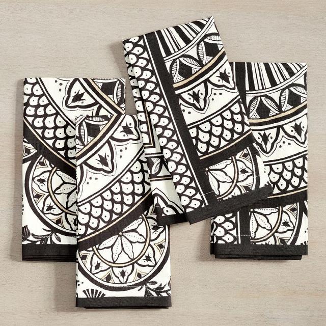 Marrakesh Printed Cotton Napkins, Set of 4