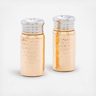 Hammered Salt & Pepper Shaker Set