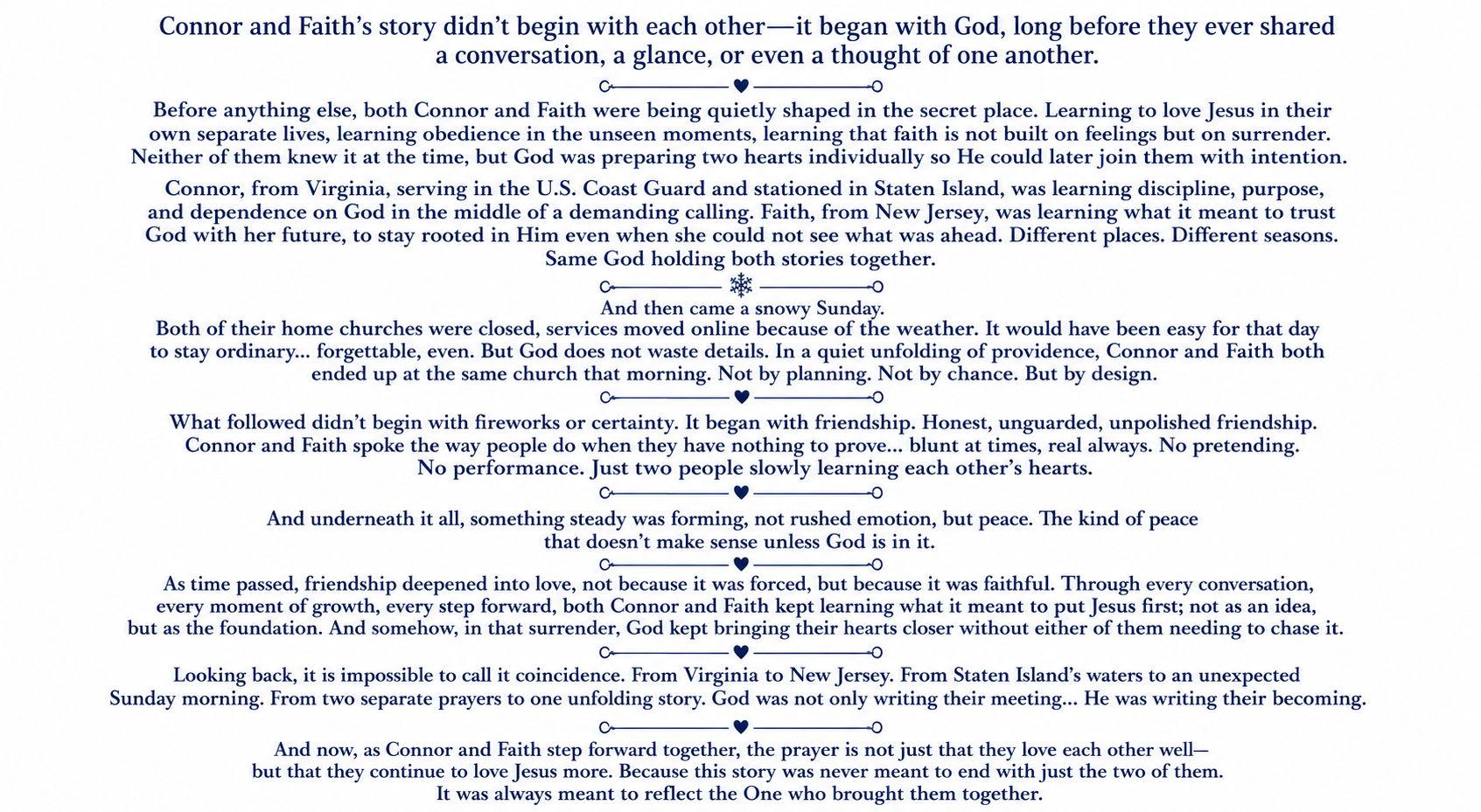 The Wedding Website of Faith Gallevo and Connor Smith
