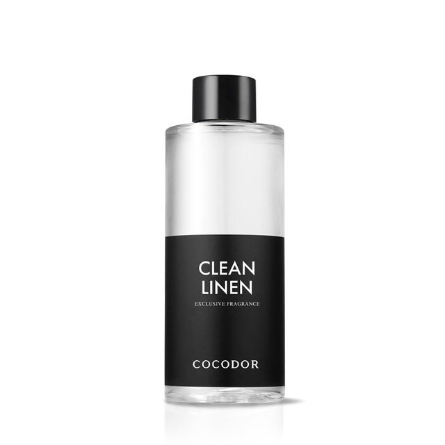COCODOR Reed Diffuser Oil Refill/Clean Linen /200ml / 1 Pack/Aromatherapy, Home Fragrance, Scented Oils, Oils for Reed Diffuser, Bathroom Home Decor