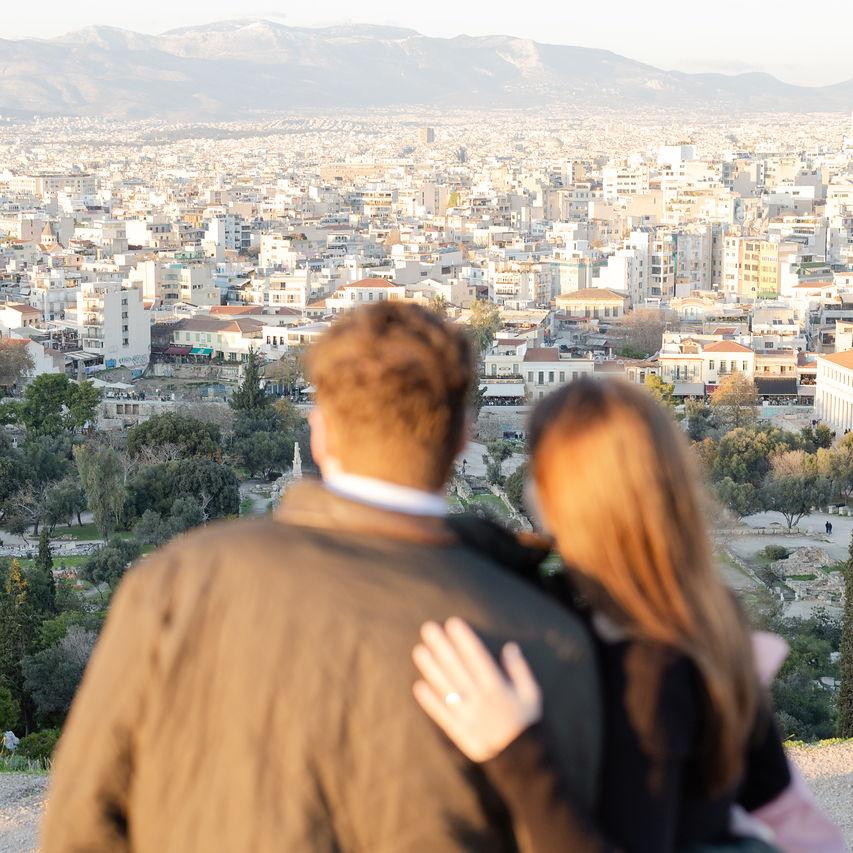 Photos from our engagement in Greece!