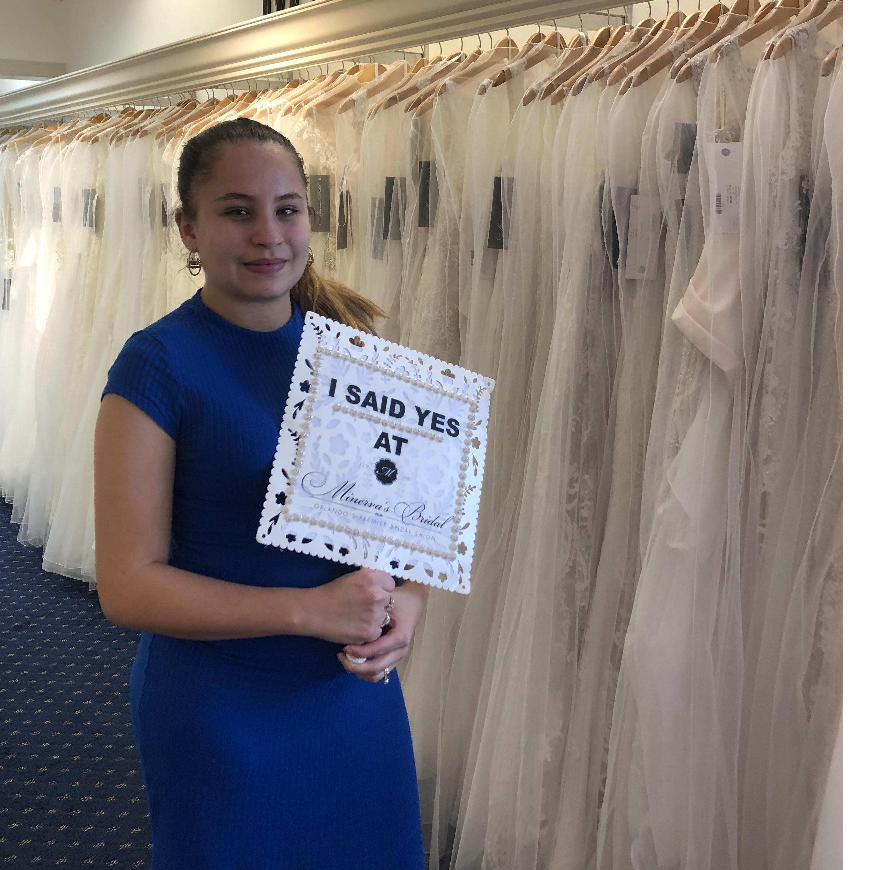 I said yes to the dress!!!!