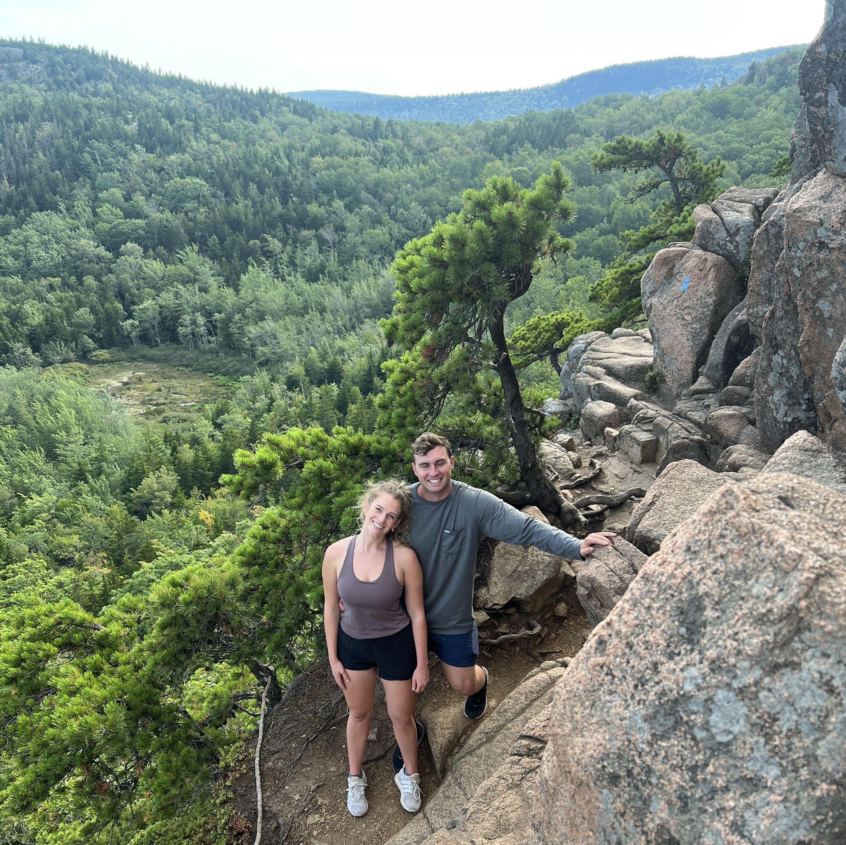 Met Mike & Kathy in Maine to hike the Beehive Trail (Aug 2022) Acadia National Park