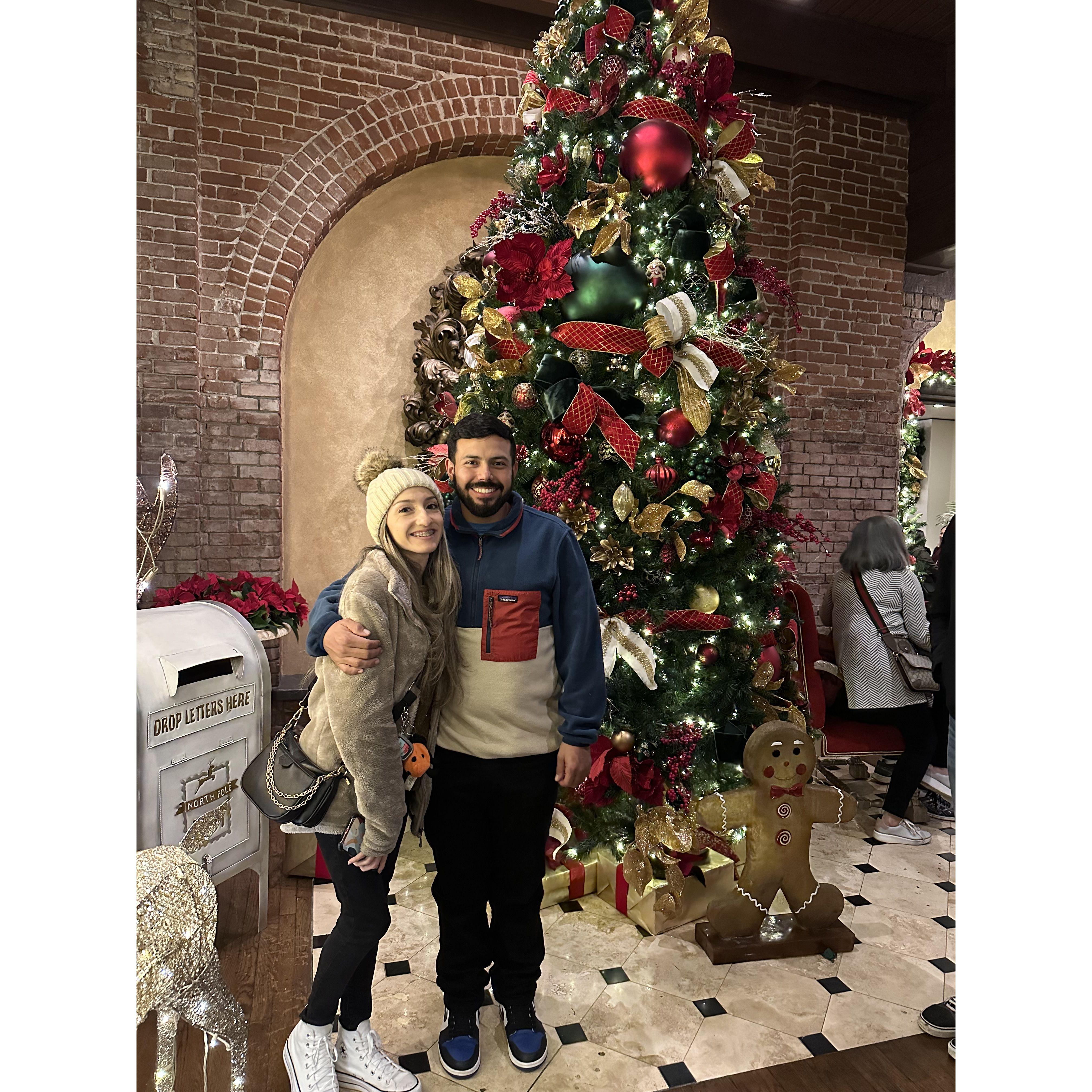 First Christmas season together, but I still hadn't let him be my boyfriend!