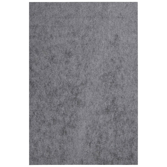 Karastan 5'x8' All Purpose Rug Pad Gray: Skid-Resistant Rectangle Carpet Pad, Latex Backing, 96"x60"