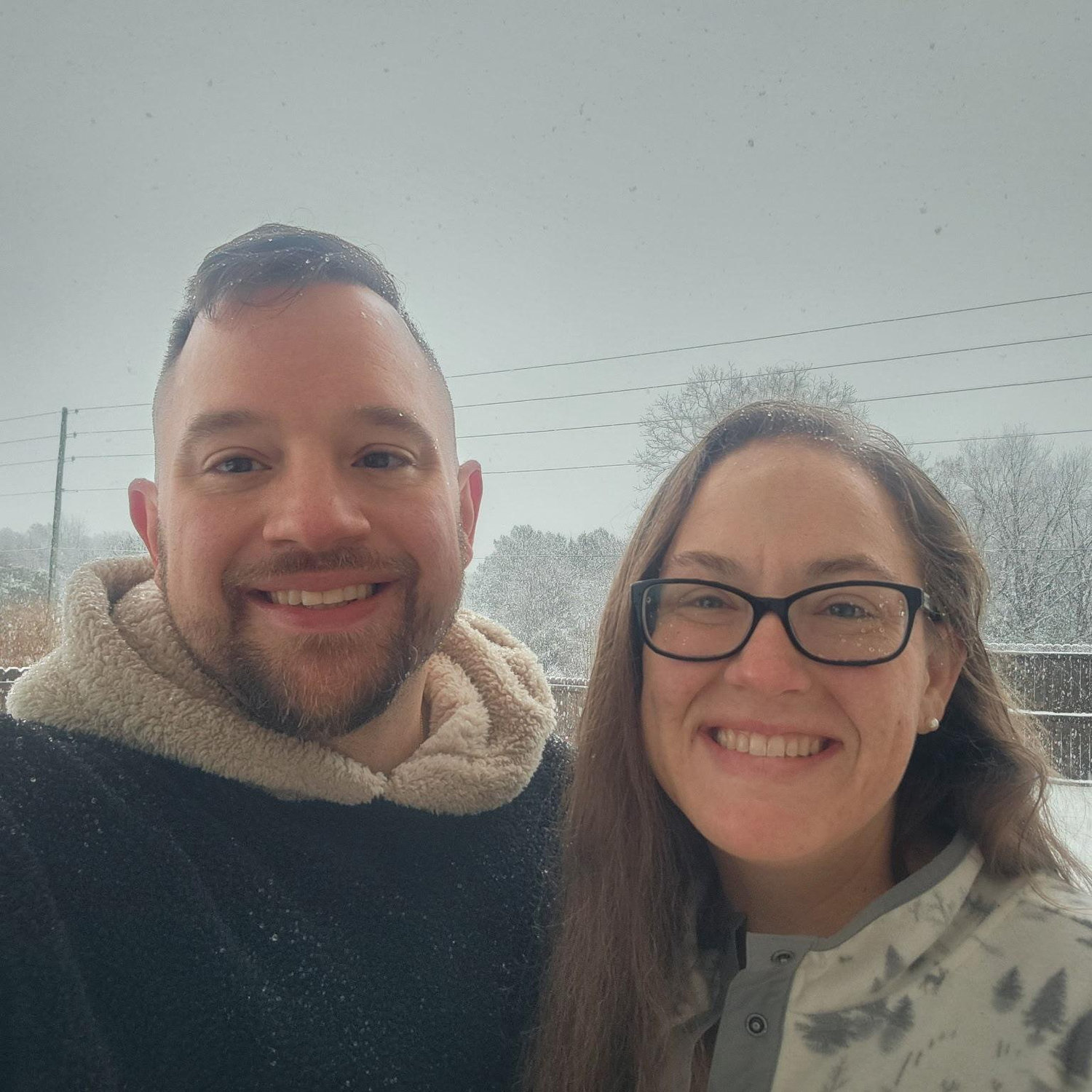 First snow in Georgia
