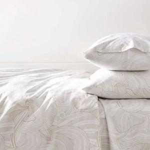 Brooklinen Classic Percale Sheet Set (Oyster in Pebble)