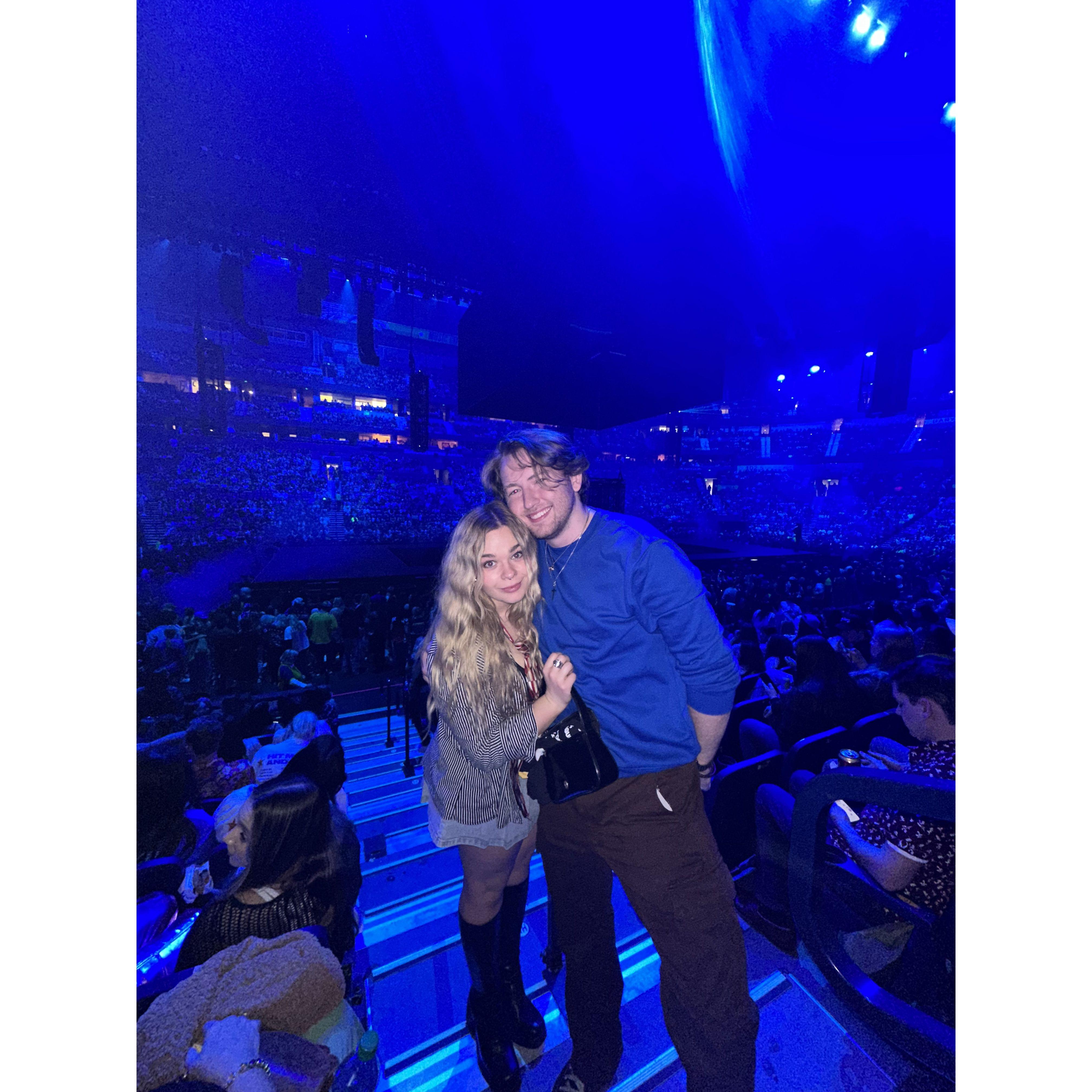 Us at the Billie Eilish concert