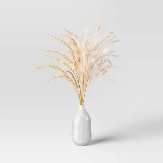 Pampas Luxe Pink Arrangement - Threshold™