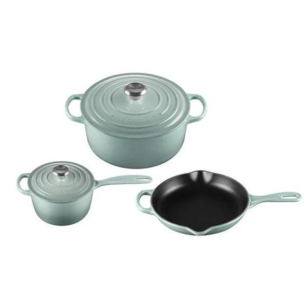 Signature Enameled Cast Iron 5-Piece Cookware Set