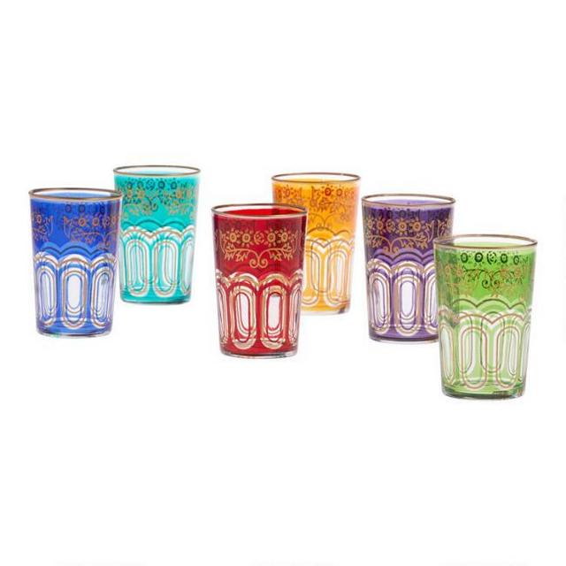 Moroccan Tea Glasses Set of 6