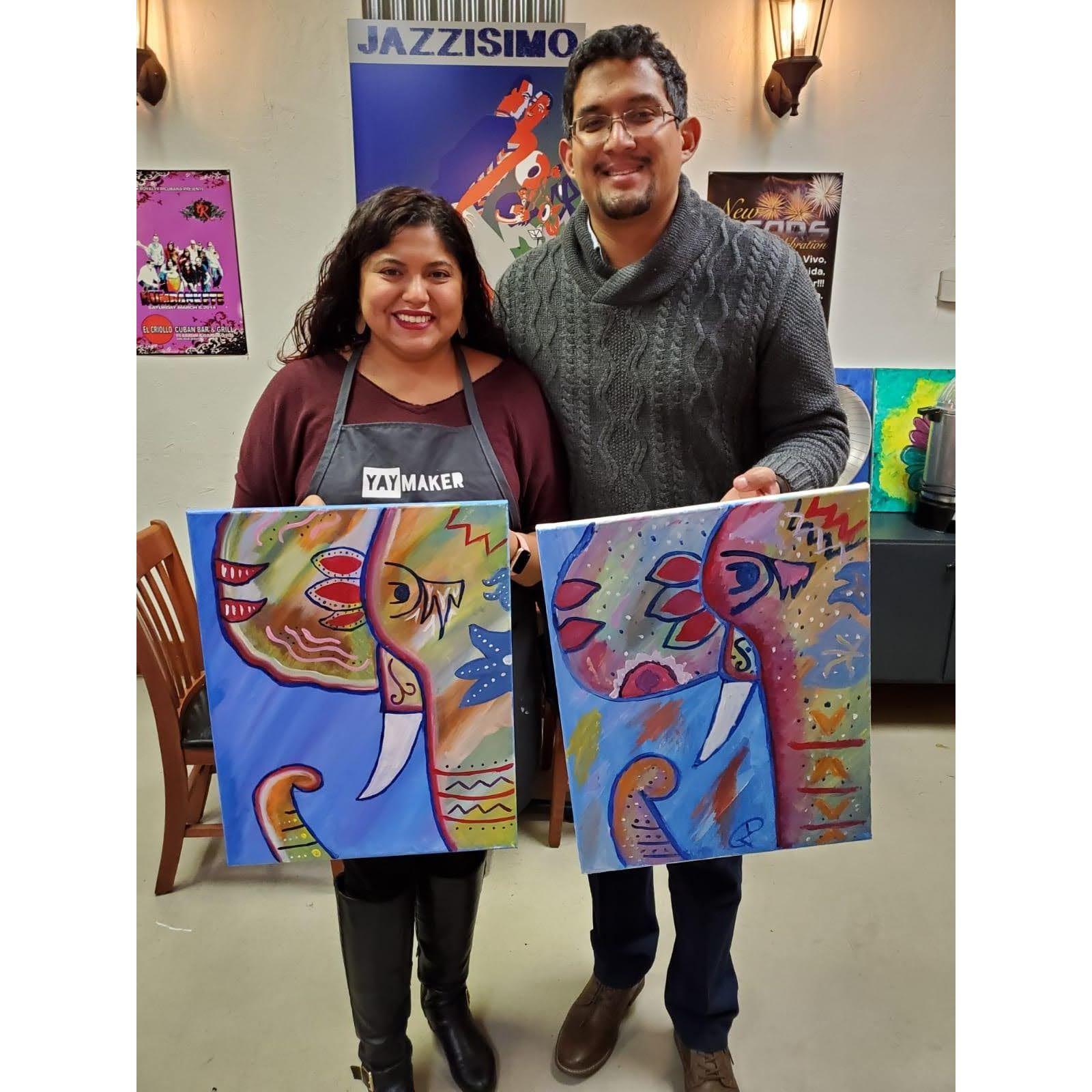 Anniversary Paint Night Date