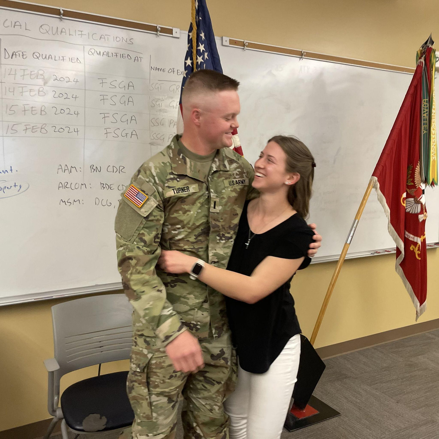 Day Mackenzie pinned Bradley to 1LT