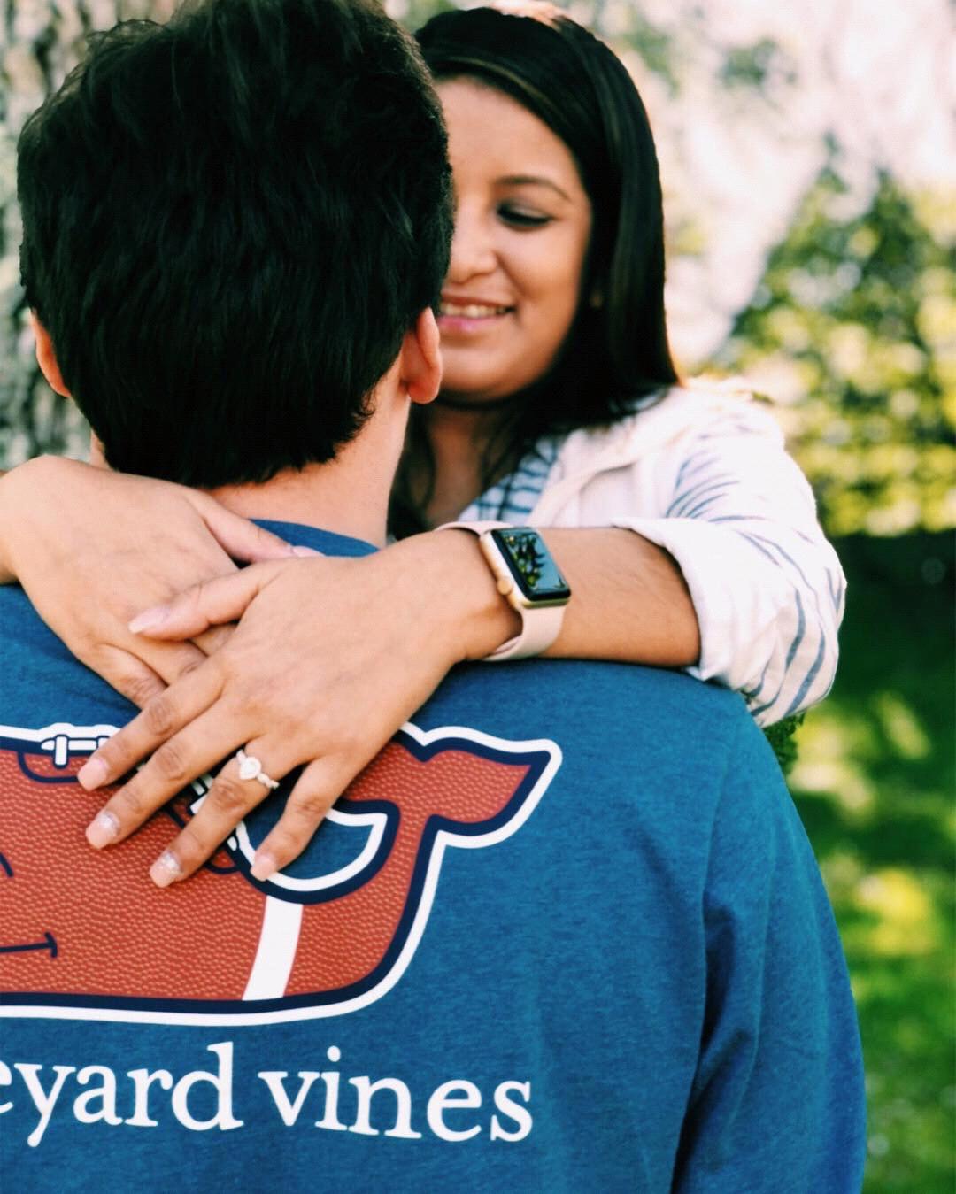 The day Justin proposed 10/13/2018