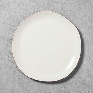 Stoneware Platter with Terracotta Rim - Cream - Hearth & Hand™ with Magnolia