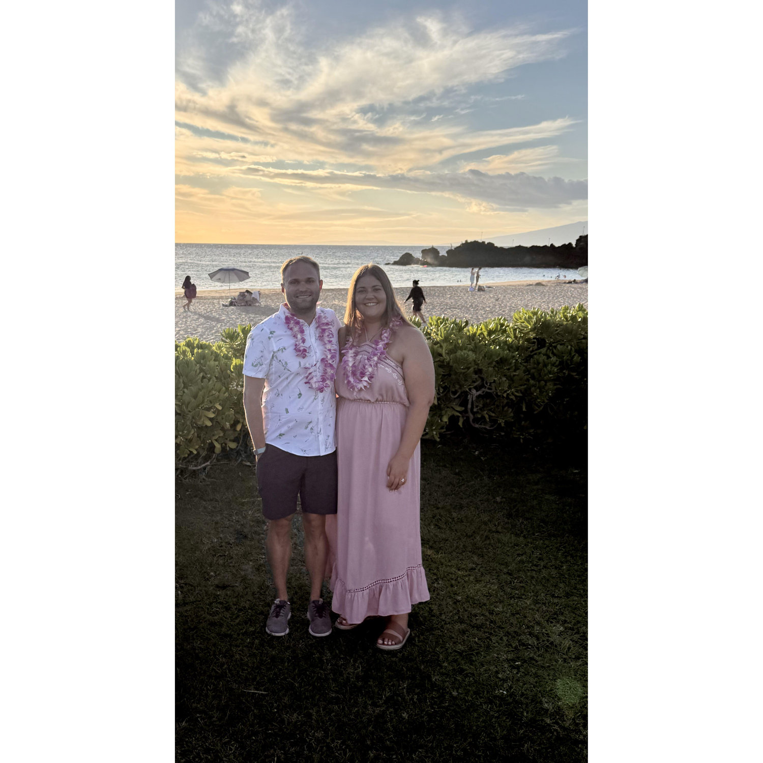 We went to Maui, Hawaii at the end of the summer and celebrated our engagement!