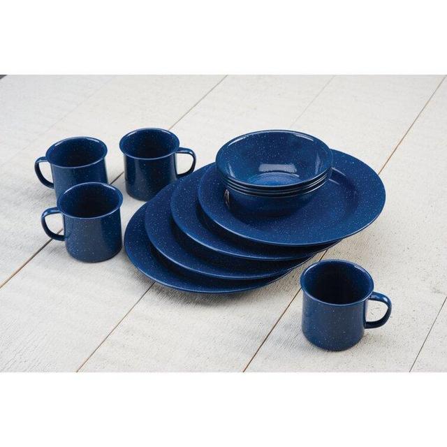 Enamelware 12 Piece Dinnerware Set, Service for 4