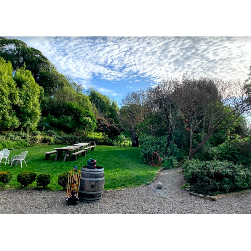 Willow Camp Lawns & Yard Games: enjoy this beautiful estate and the incredible creativity put into every square inch of the property