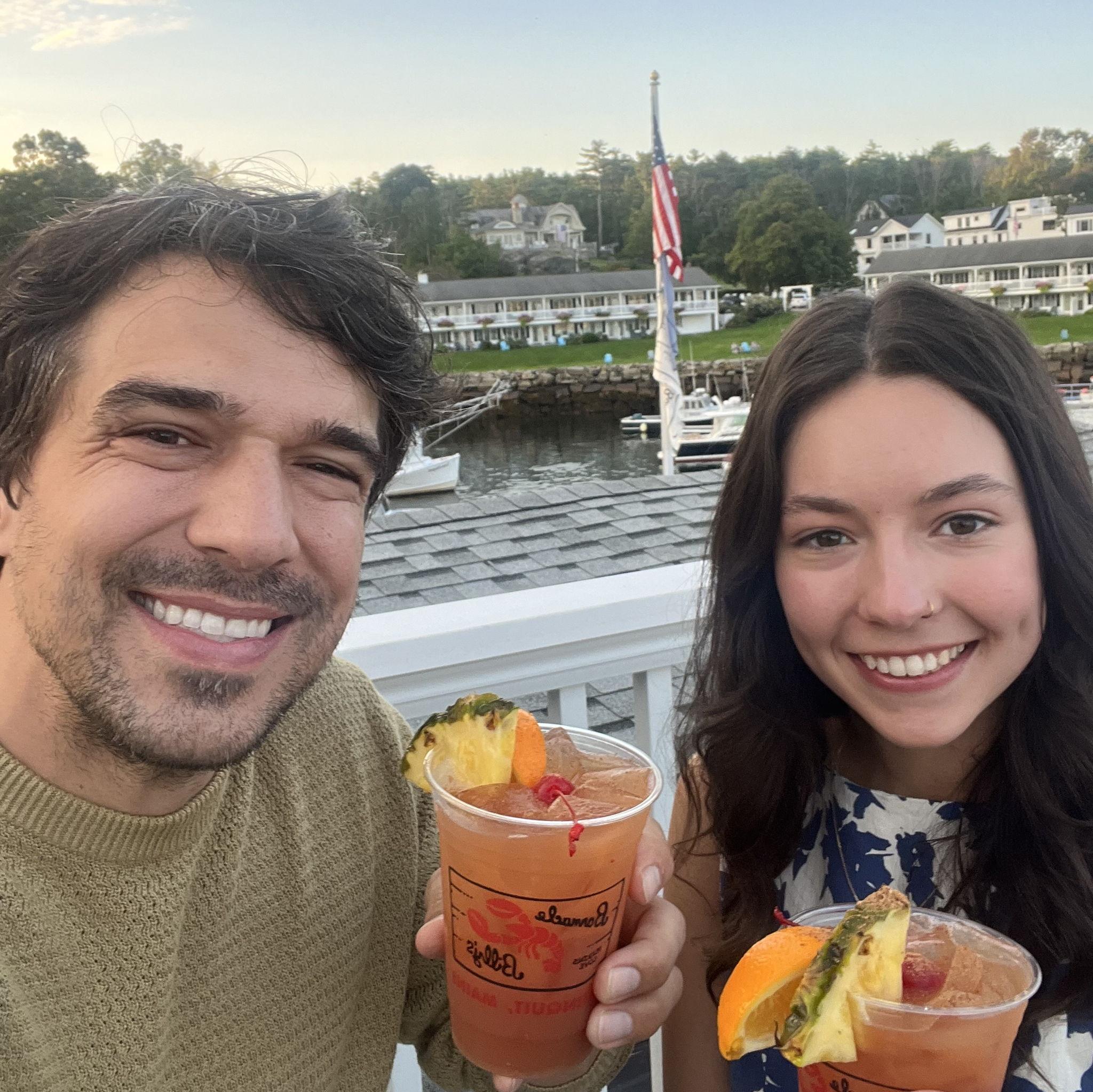 Our favorite spot on the east coast - Barnacle Billy's in Ogunquit, Maine