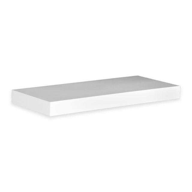 Southern Enterprises Chicago 36-Inch Floating Shelf in White