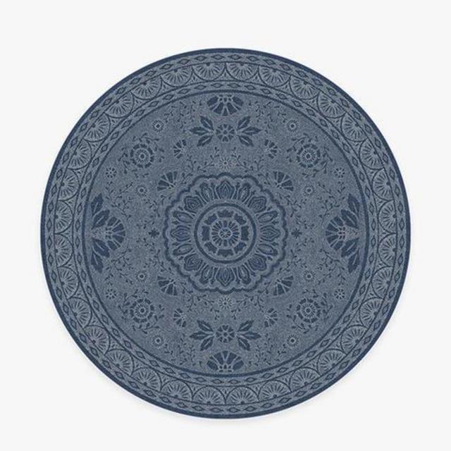 Almana Cobalt Blue Rug - 8' Round