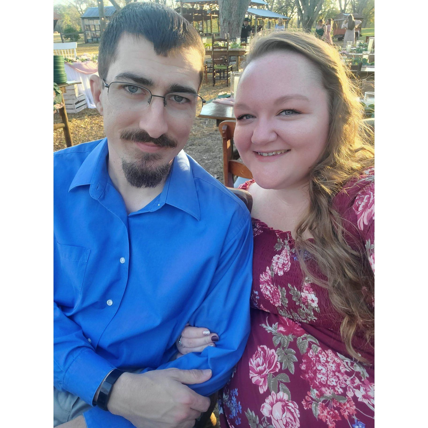 Tim and Amanda in Cordele, GA in October 2022.