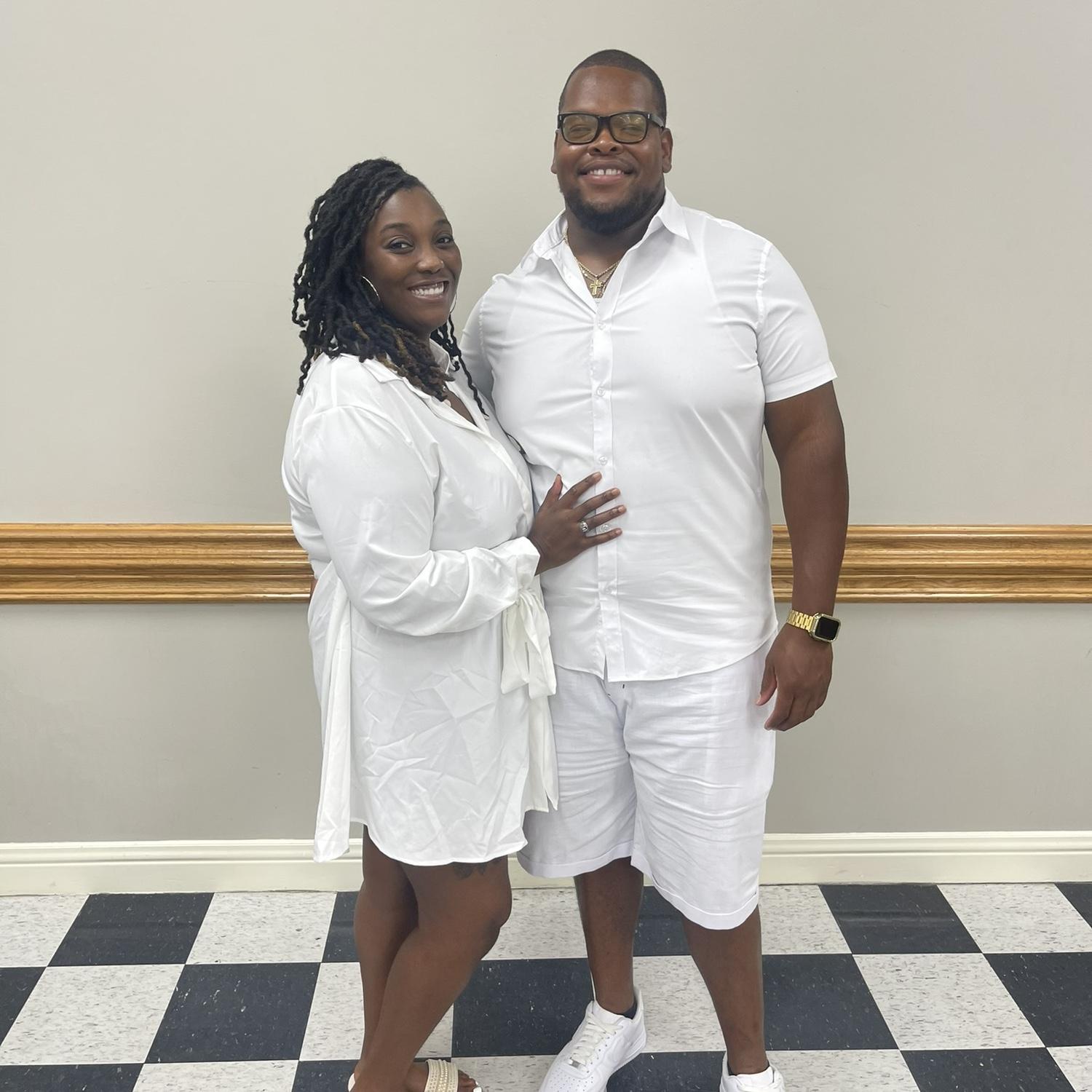 Birthday party in our all white🤍