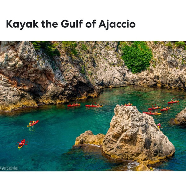 Ajaccio, France Kayak the Gulf