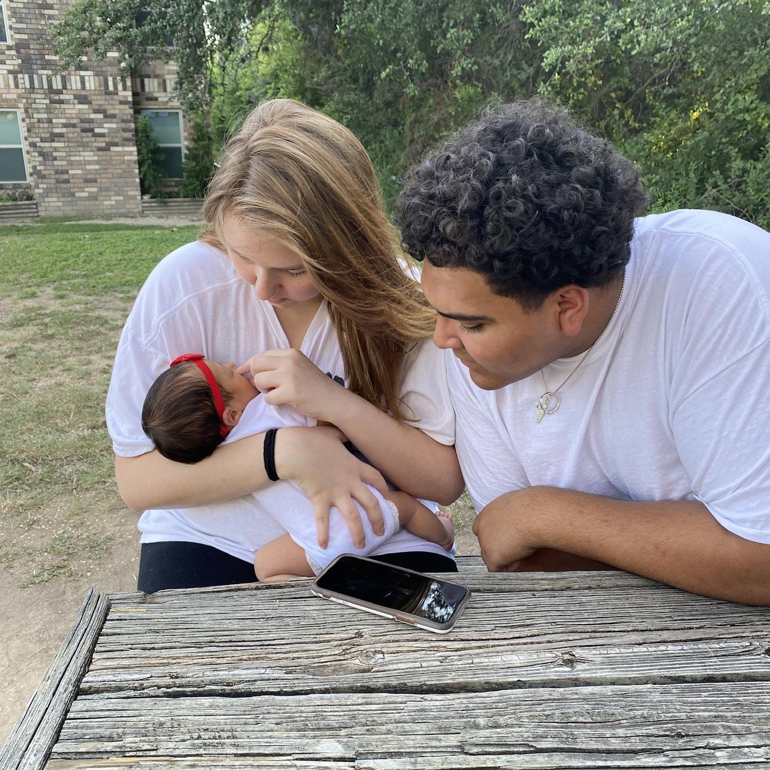 Our first family photo as a family of 3!