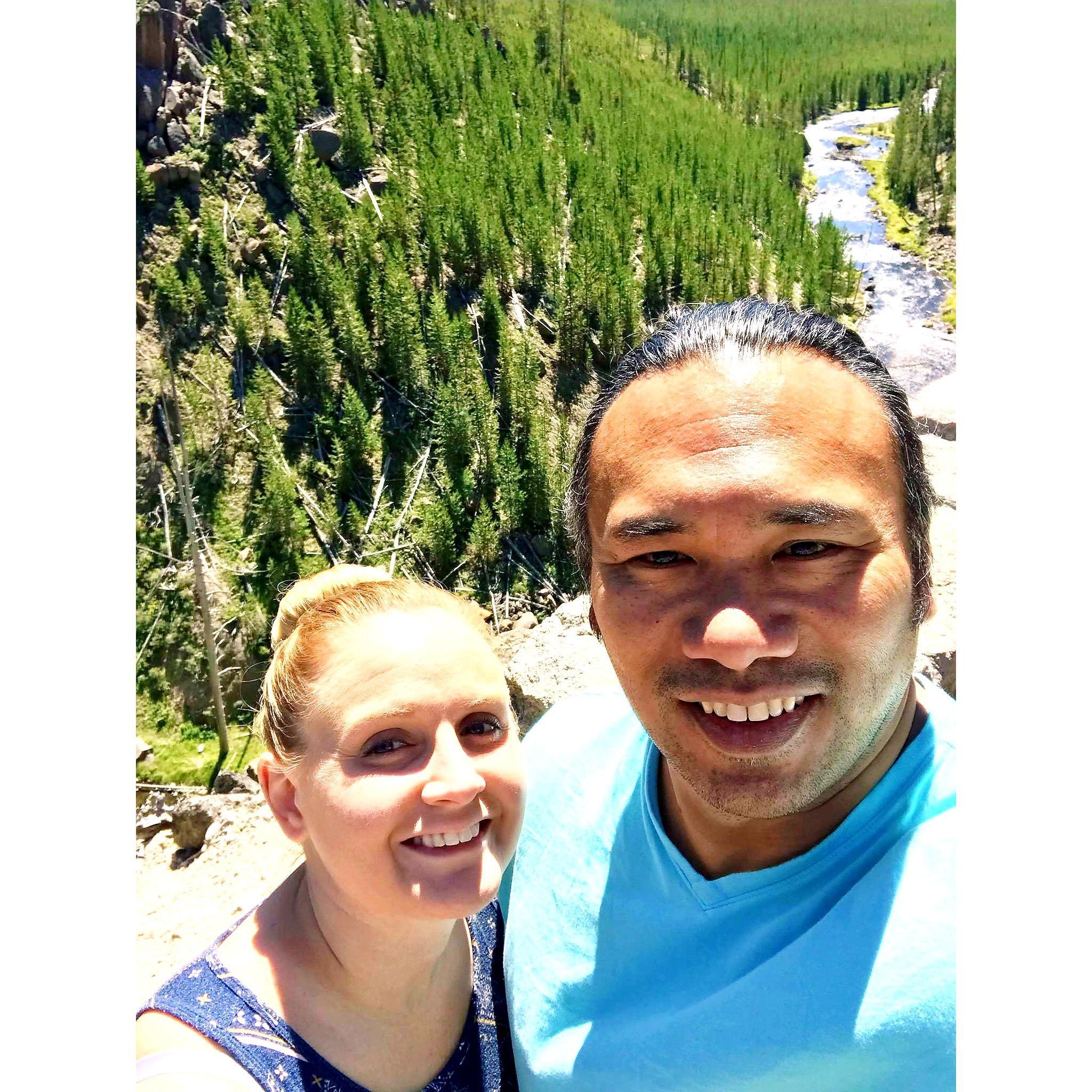 Gibbons Falls in Yellowstone National Park